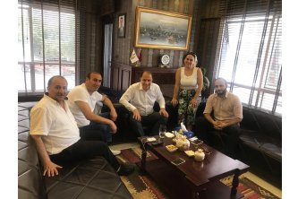 Beylikdüzü Belediye Başkanımız Sayın Mehmet Murat Çalık'ın ofisimize bulunduğu ziyarette dolayı kendilerine çok teşekkür ediyoruz.